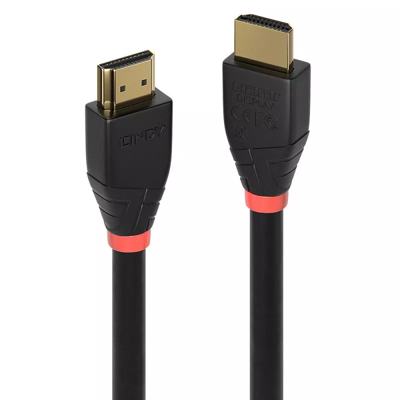 Lindy 15m Active HDMI 18G Kabel, 15 m, HDMI Typ A (Standard), HDMI Typ A (Standard), 18 Gbit/s, Schwarz