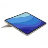 LOGITECH Combo Touch - Sand für iPad Pro 12.9 Zoll (5. Gen.) - US International QWERTY