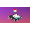 LOGITECH Combo Touch - Sand für iPad Pro 12.9 Zoll (5. Gen.) - US International QWERTY