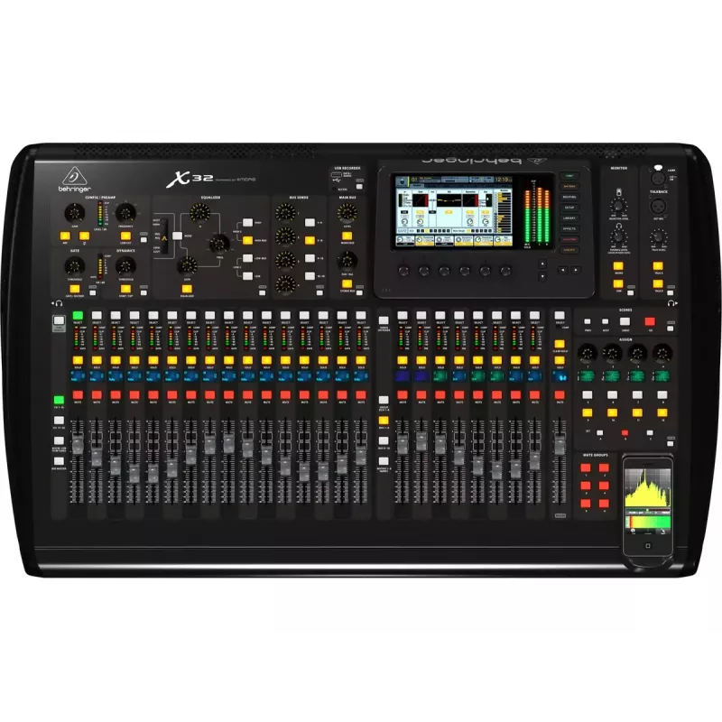 Behringer X32 Audiomixer 40 Kanäle 10 - 22000 Hz Schwarz