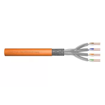 DIGITUS Installationskabel - CAT 7 - S/FTP - AWG 23/1 simplex - 500 m - gelb