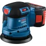 Bosch GEX 185-LI Professional Exzenterschleifer 10000 OPM Blau