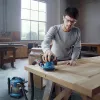 Bosch GEX 185-LI Professional Exzenterschleifer 10000 OPM Blau