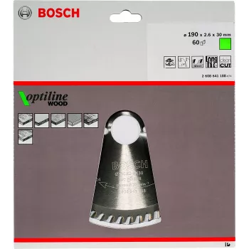 Kreissägeblätter Bosch Optiline Wood 2608641188