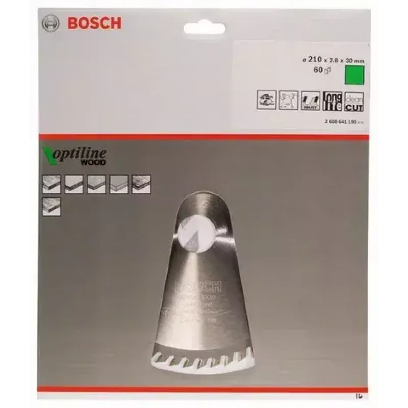 Kreissägeblatt Bosch 2 608 641 190 21 cm