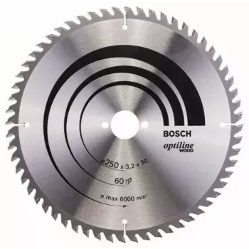 Kreissägeblatt Bosch 2 608 640 729 25 cm Bohrung 3 cm