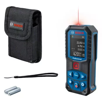 Laser-Entfernungsmesser Bosch GLM 50-22 Professional IP65, 1,5-V-Batterie, 200 g, mit Aufbewahrungskoffer