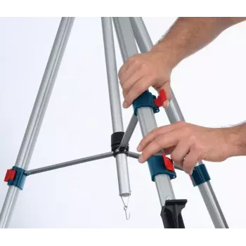 Bosch BT 250 Professional Stativ Lasernivelliergerät 3 Bein(e) Blau, Weiß