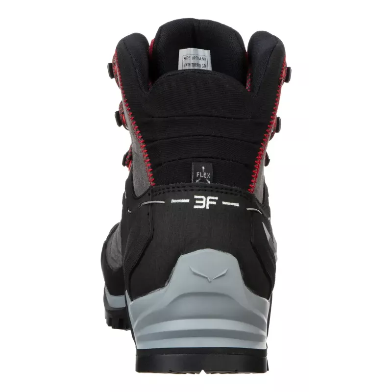 Salewa MTN Trainer Mid GTX Male Adult Charcoal Grau Red Leather Suede Vibram