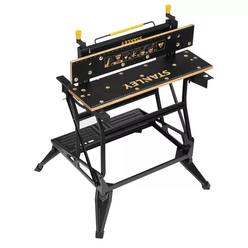 Holzbearbeitungswerkbank Stanley STST83800-1 Bambus Stahl Schwarz Gelb 625 mm