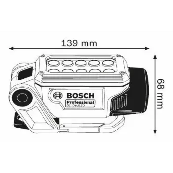 Bosch GLI DeciLED Professional Blau, Grau LED