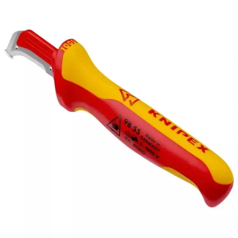 Cuttermesser Knipex 98 55 SB Rot Gelb Feststehende Klinge