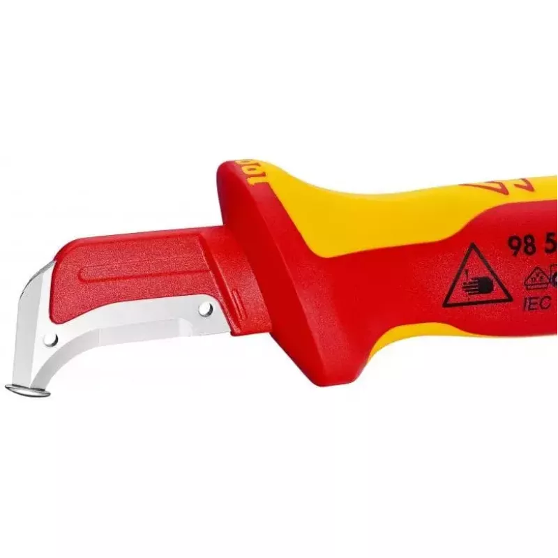 Cuttermesser Knipex 98 55 SB Rot Gelb Feststehende Klinge