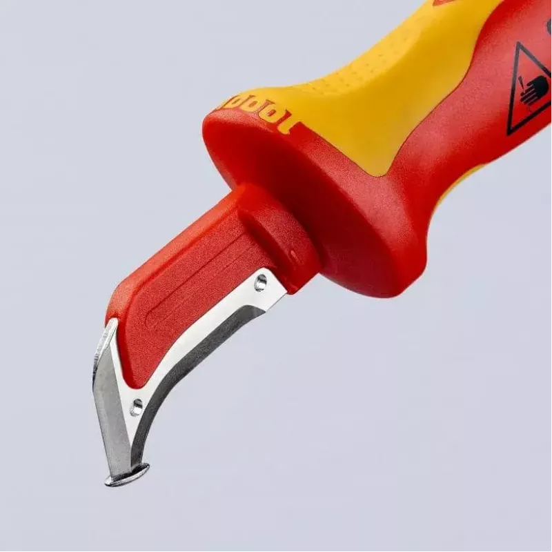 Cuttermesser Knipex 98 55 SB Rot Gelb Feststehende Klinge