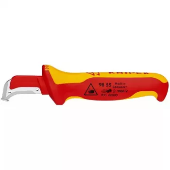 Cuttermesser Knipex 98 55 SB Rot Gelb Feststehende Klinge