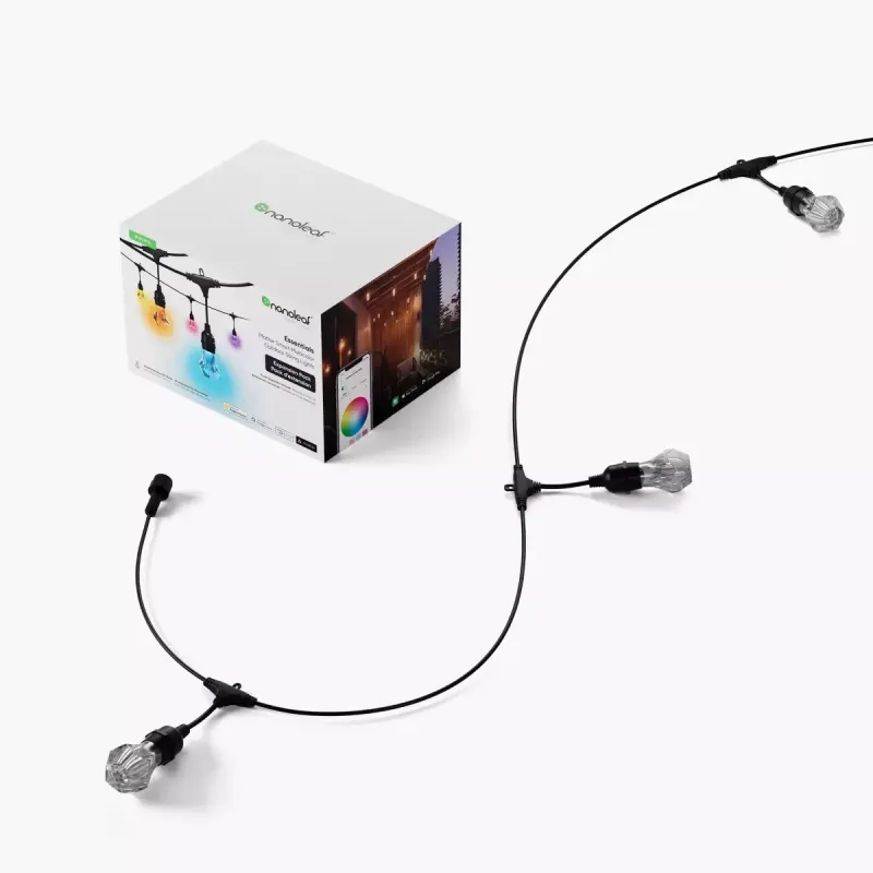 Outdoor-Lichterkette Nanoleaf Essentials NF084E00-20SLO 15 m mehrfarbig Matter