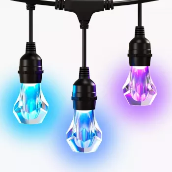 Outdoor-Lichterkette Nanoleaf Essentials NF084E00-20SLO 15 m mehrfarbig Matter