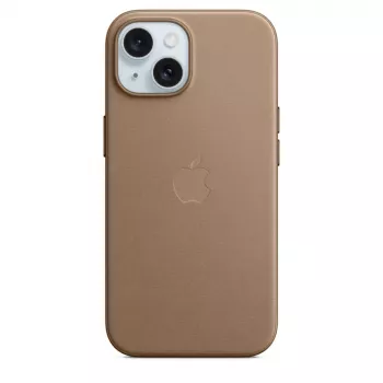 APPLE Apple FineWoven Case mit MagSafe iPhone 15 Taupe