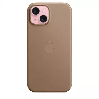 APPLE Apple FineWoven Case mit MagSafe iPhone 15 Taupe