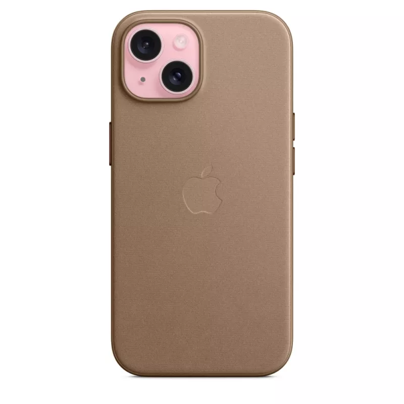 APPLE Apple FineWoven Case mit MagSafe iPhone 15 Taupe