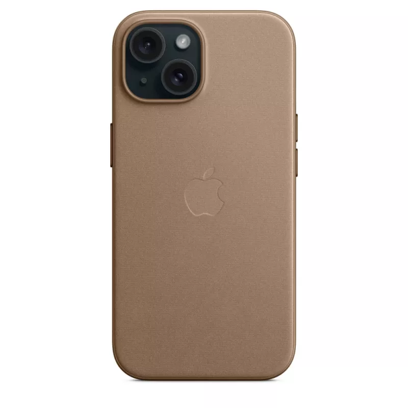 APPLE Apple FineWoven Case mit MagSafe iPhone 15 Taupe