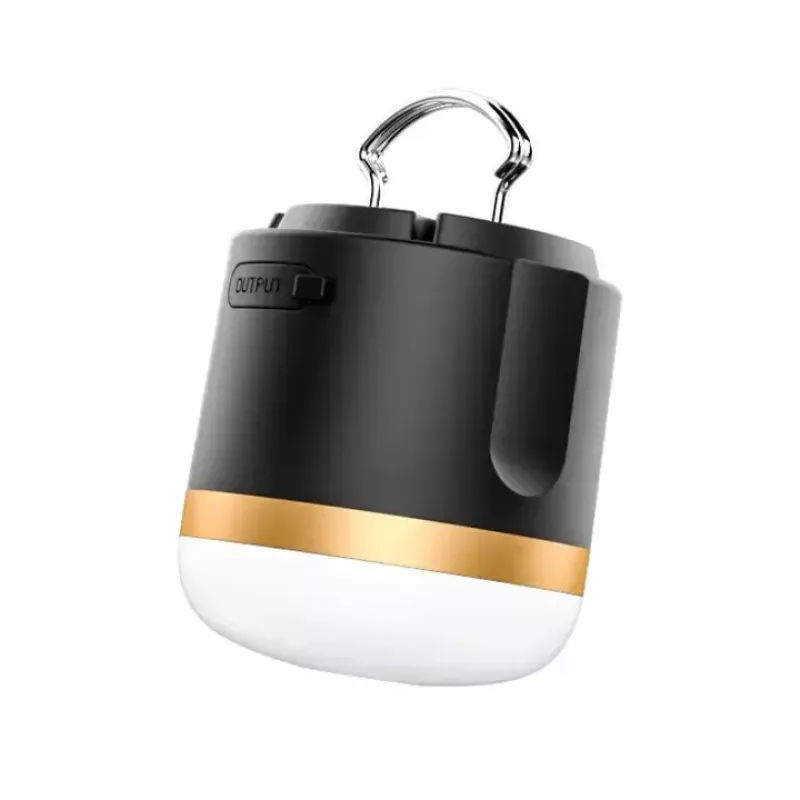 Batteriebetriebene Camping-Laterne EcoFlow SCLI-B — 400 lm, 3.600 mAh, USB‑C Eingang, ABS+TPR Gehäuse