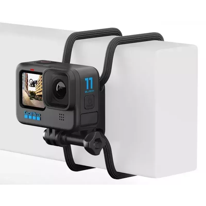 Mount-Set GoPro Flexible Grip Mount für alle HERO Kameras, schwarzer Kunststoff