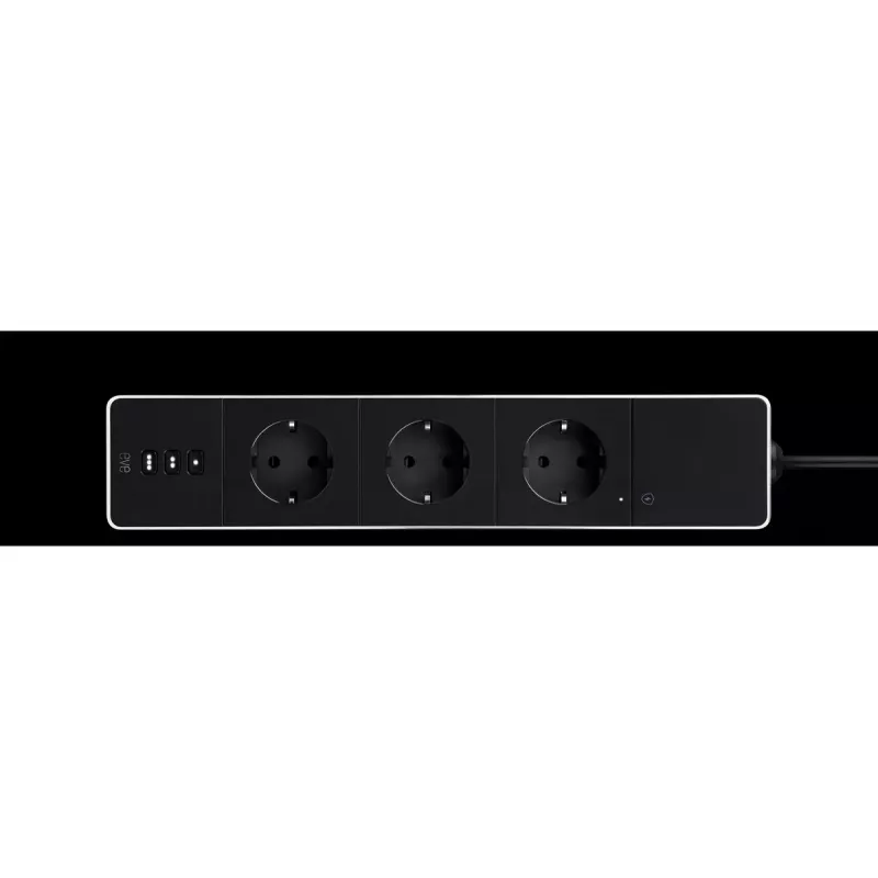 Power Strip Eve Energy Strip Schwarz Weiß 3 AC-Steckdose(n) 120-230 V 1,9 m