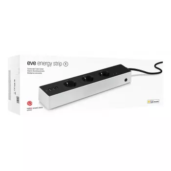 Power Strip Eve Energy Strip Schwarz Weiß 3 AC-Steckdose(n) 120-230 V 1,9 m