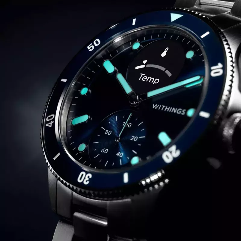 Smartwatch Withings ScanWatch Nova Edelstahl