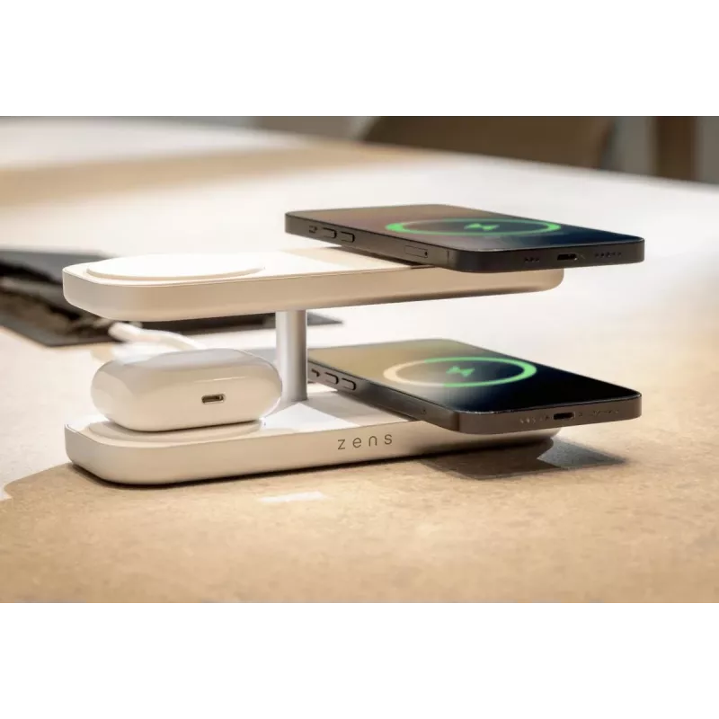 ZENS Quattro Wireless Charger Pro 4 Weiß
