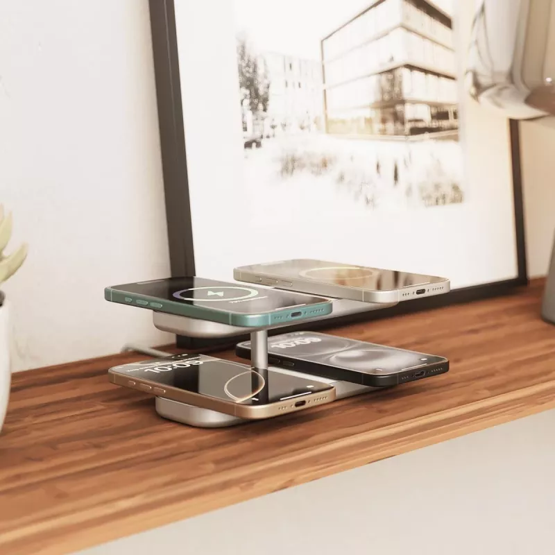 ZENS Quattro Wireless Charger Pro 4 Weiß