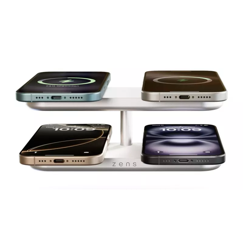 ZENS Quattro Wireless Charger Pro 4 Weiß