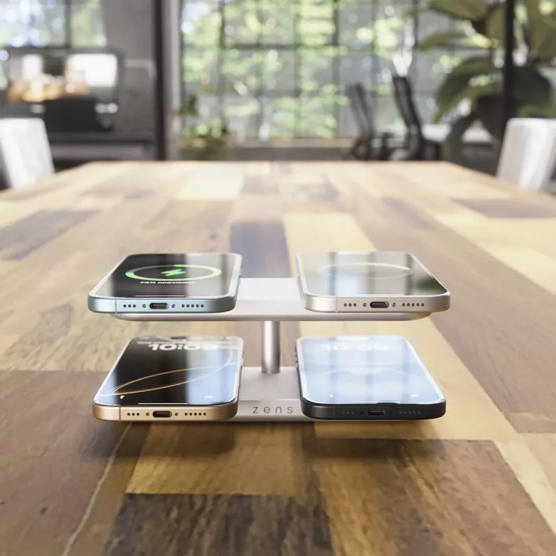 ZENS Quattro Wireless Charger Pro 4 Weiß