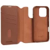 Decoded Abnehmbare Leder-Brieftaschen-Handyhülle für iPhone 16 Pro – Braun, echtes Leder, Mikrofaser, 6,3-Zoll-Bildschirm, 3 Kartenfächer