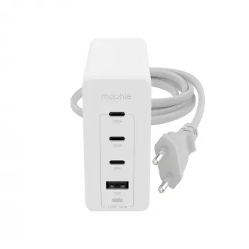mophie Accessories-Wandadapter-USB-C-PD-HUB-120W-GAN-Weiß-EU(3xUSBC + 1xUSBA)