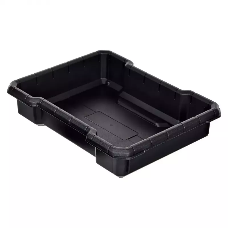 Stapelbare Aufbewahrungsboxen Keter 250927 — Set mit 3 stapelbaren Technopolymer-Organizern mit Rollen und Schloss, 525×694×411 mm, schwarz