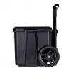 Stapelbare Aufbewahrungsboxen Keter 250927 — Set mit 3 stapelbaren Technopolymer-Organizern mit Rollen und Schloss, 525×694×411 mm, schwarz