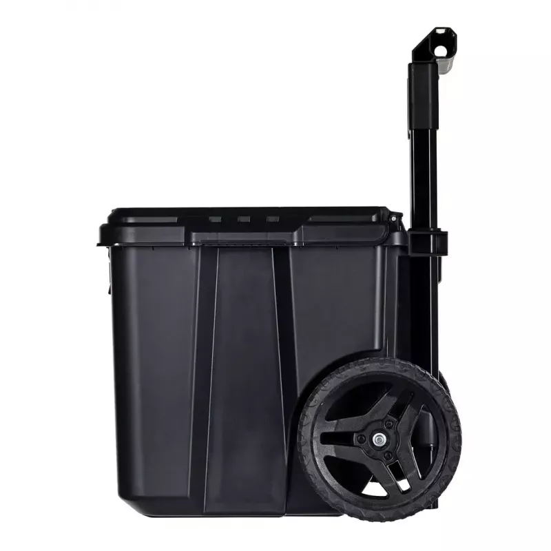 Stapelbare Aufbewahrungsboxen Keter 250927 — Set mit 3 stapelbaren Technopolymer-Organizern mit Rollen und Schloss, 525×694×411 mm, schwarz