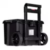 Stapelbare Aufbewahrungsboxen Keter 250927 — Set mit 3 stapelbaren Technopolymer-Organizern mit Rollen und Schloss, 525×694×411 mm, schwarz