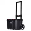 Stapelbare Aufbewahrungsboxen Keter 250927 — Set mit 3 stapelbaren Technopolymer-Organizern mit Rollen und Schloss, 525×694×411 mm, schwarz