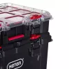 Stapelbare Aufbewahrungsboxen Keter 250927 — Set mit 3 stapelbaren Technopolymer-Organizern mit Rollen und Schloss, 525×694×411 mm, schwarz