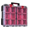 Stapelbare Aufbewahrungsboxen Keter 250927 — Set mit 3 stapelbaren Technopolymer-Organizern mit Rollen und Schloss, 525×694×411 mm, schwarz