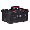 Stapelbare Aufbewahrungsboxen Keter 250927 — Set mit 3 stapelbaren Technopolymer-Organizern mit Rollen und Schloss, 525×694×411 mm, schwarz