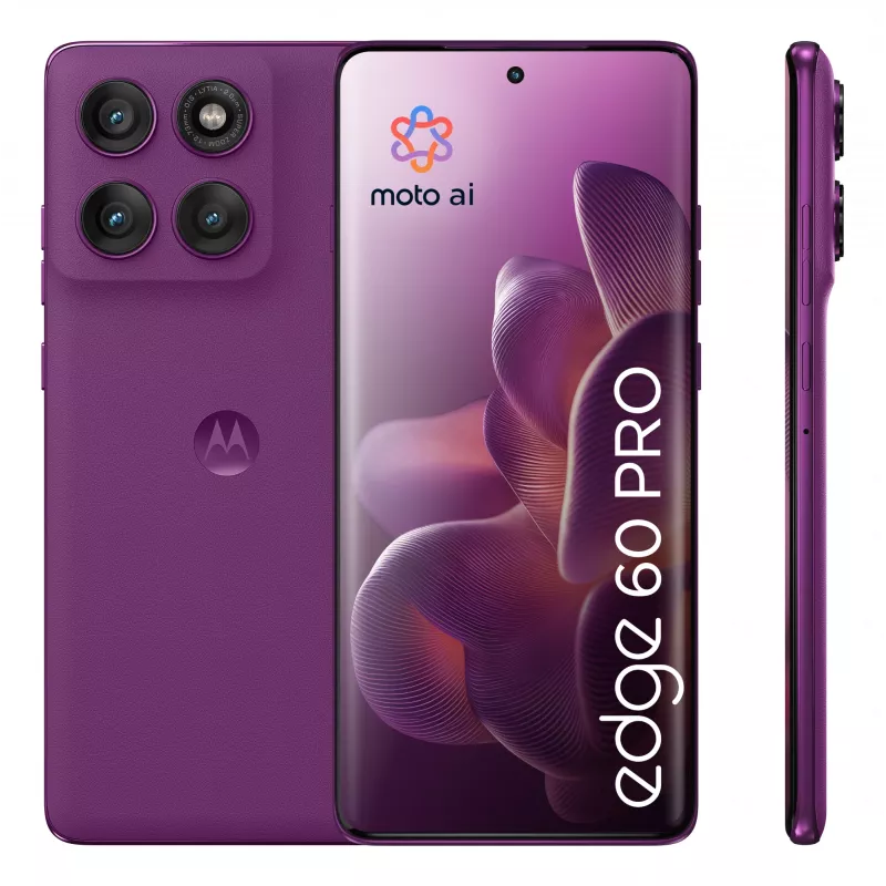 Motorola edge 60 pro 16,9 cm (6,67 Zoll) Dual SIM Android 15 5G USB Typ-C 12 GB 512 GB 6000 mAh Lila