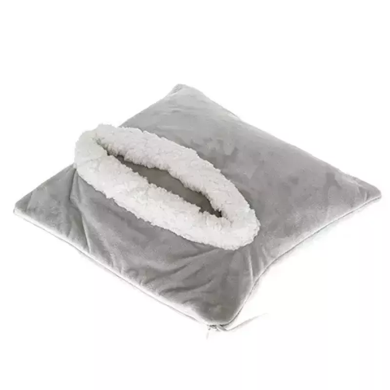 Elektrische Wärmedecke Adler AD 7412 — Fleece-Überwurf für 1 Person, 80 W, 8 Heizstufen, waschbar, Timer, grau