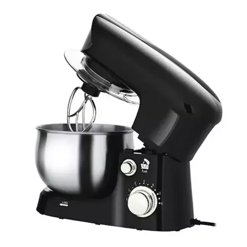 Küchenmaschine Adler AD 4226b — 700 W (max 1200 W), 3 L Edelstahlschüssel, 6 Geschwindigkeiten, Planetenrührwerk