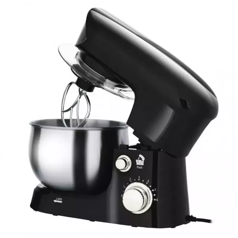 Küchenmaschine Adler AD 4226b — 700 W (max 1200 W), 3 L Edelstahlschüssel, 6 Geschwindigkeiten, Planetenrührwerk