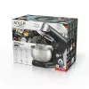 Küchenmaschine Adler AD 4226b — 700 W (max 1200 W), 3 L Edelstahlschüssel, 6 Geschwindigkeiten, Planetenrührwerk