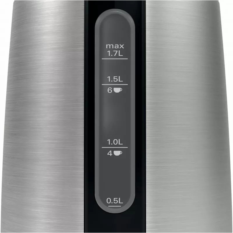 Bosch TWK3P420 Wasserkocher 1,7 l 2400 W Schwarz, Edelstahl